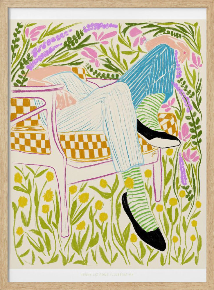 Jlr Ruhe im Garten 2 | Poster