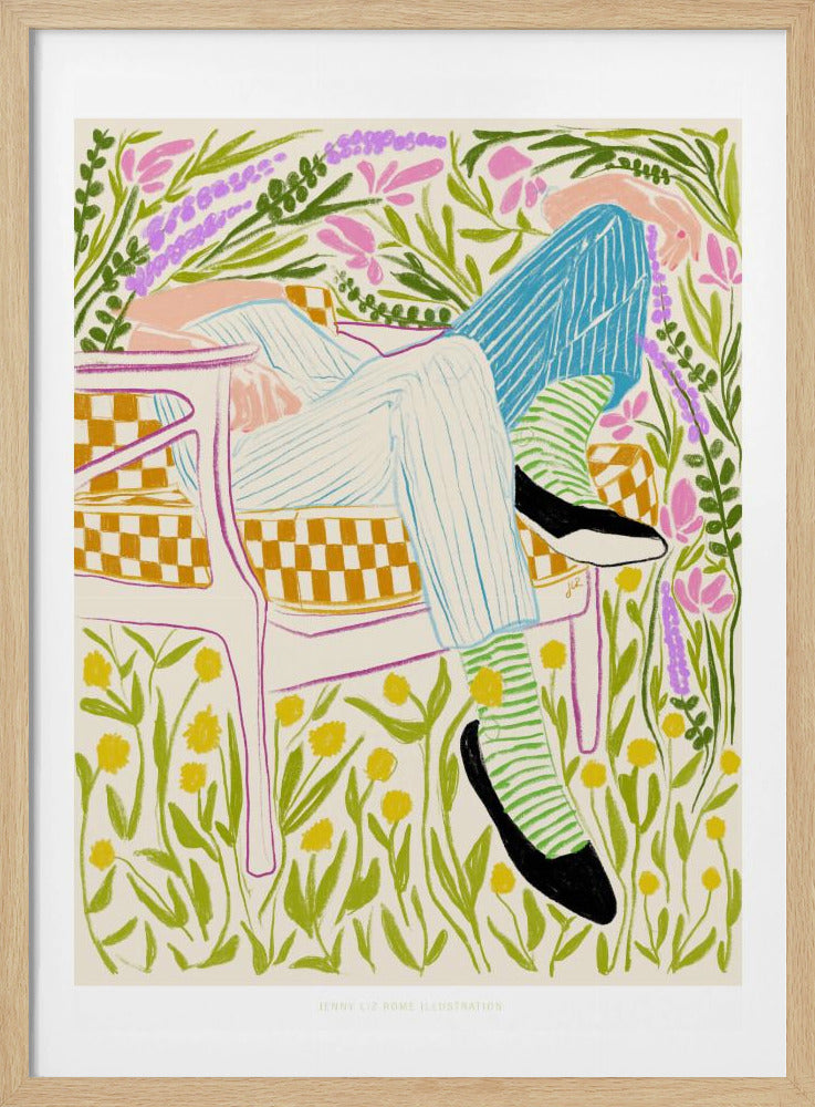 Jlr Ruhe im Garten 2 | Poster