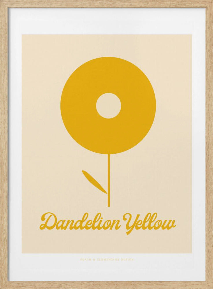 Pandc Löwenzahngelb Kopie | Poster