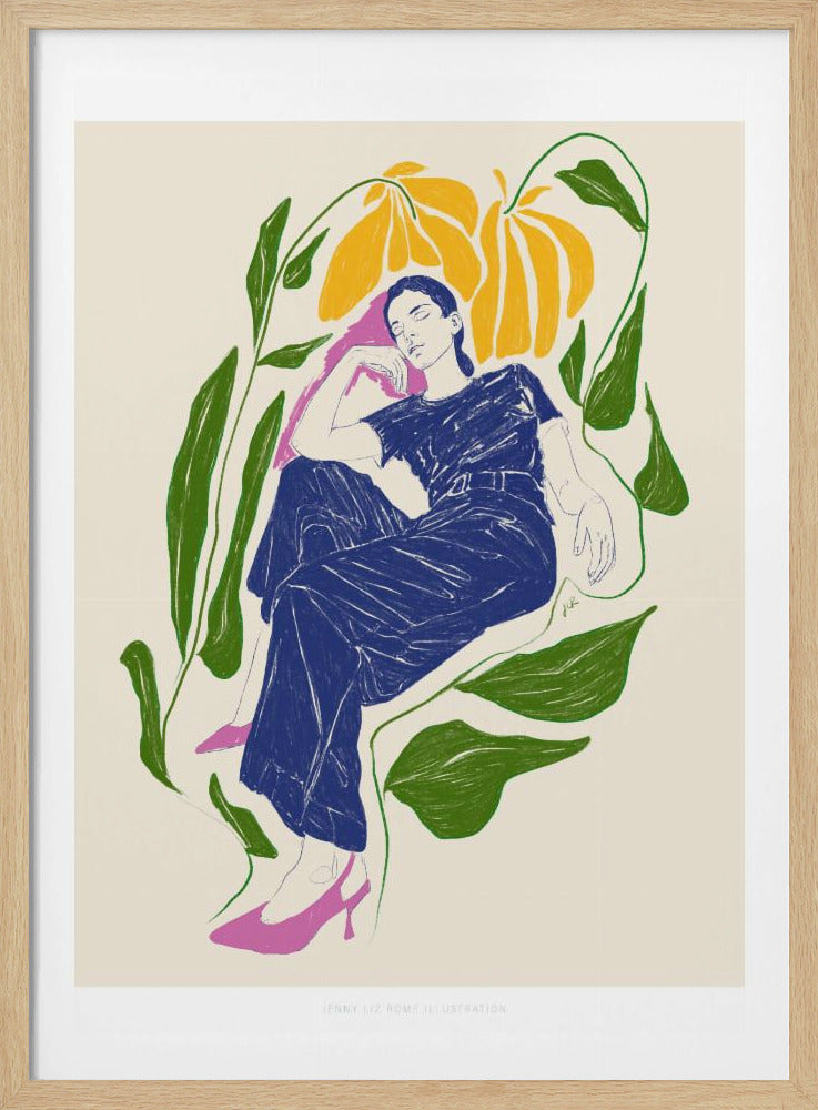 Jlr Ruhe im Garten | Poster
