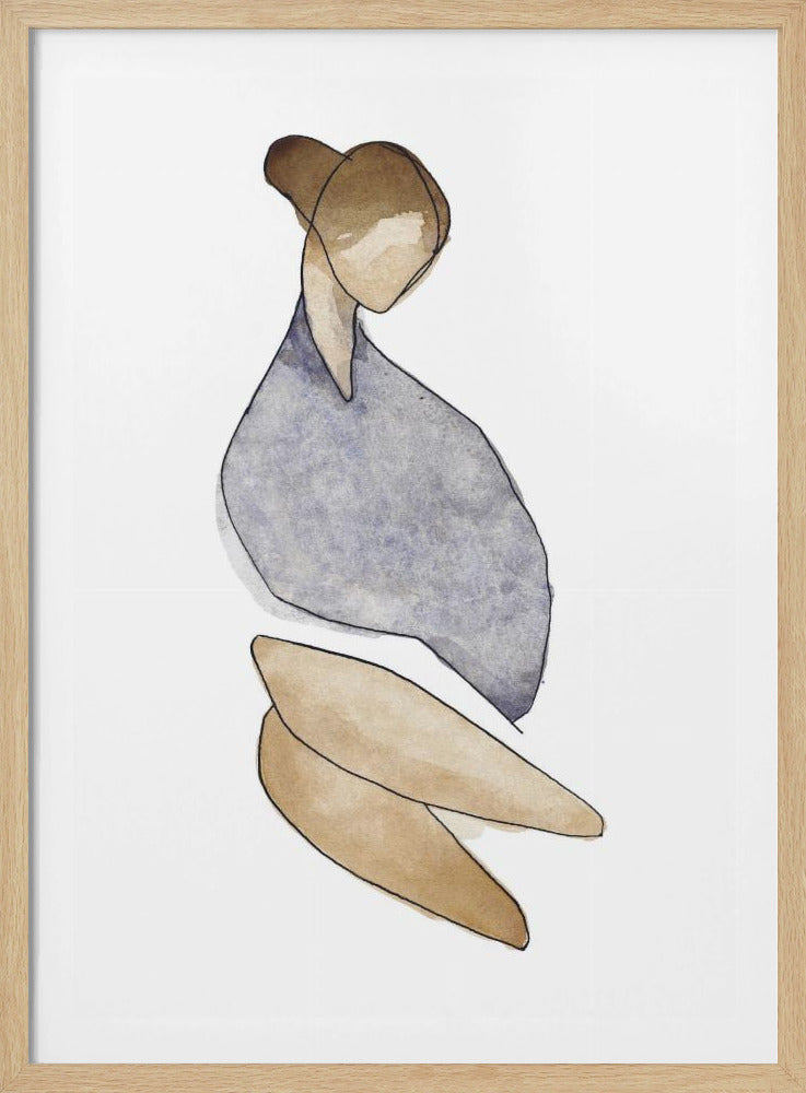Sitting Woman no.11 | Poster
