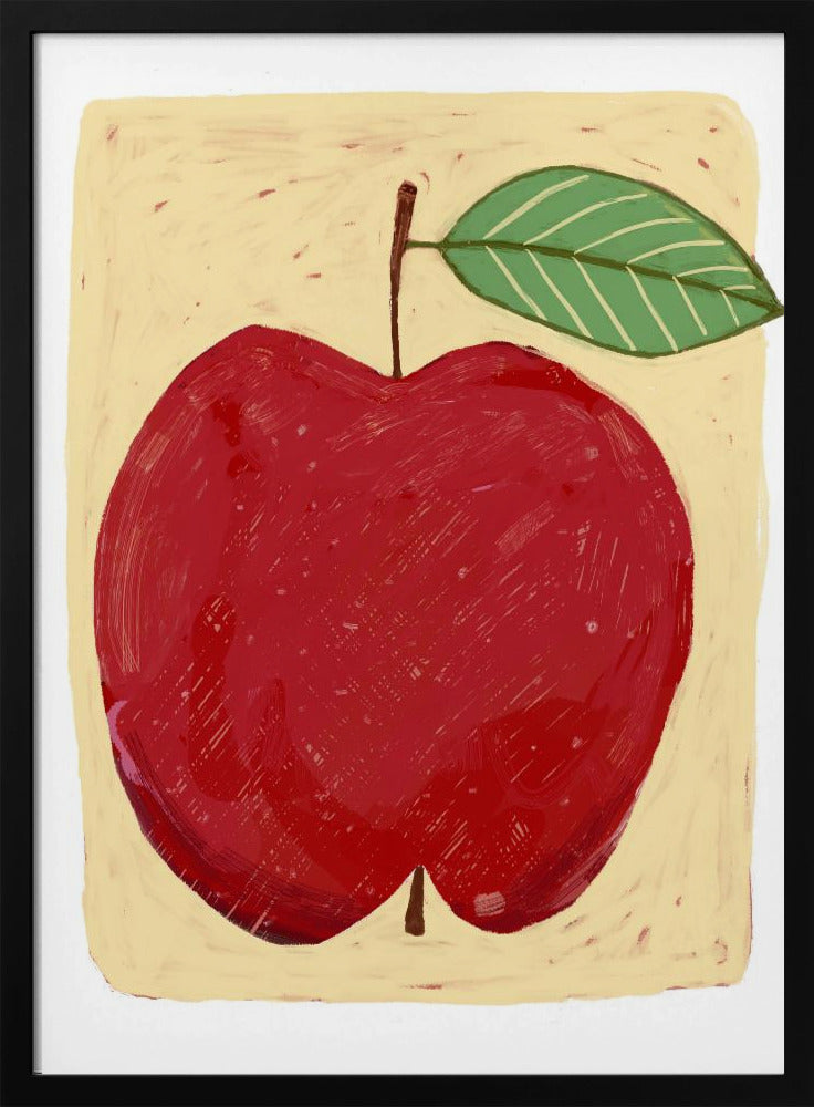 Großer roter Apfel | Poster