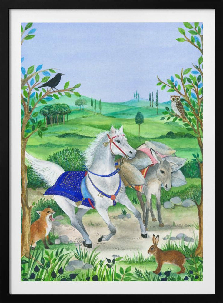 Die Harmonie von Natur und Tierleben, | Poster