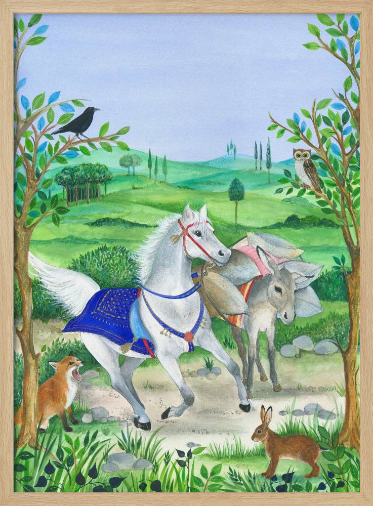 Die Harmonie von Natur und Tierleben, | Poster