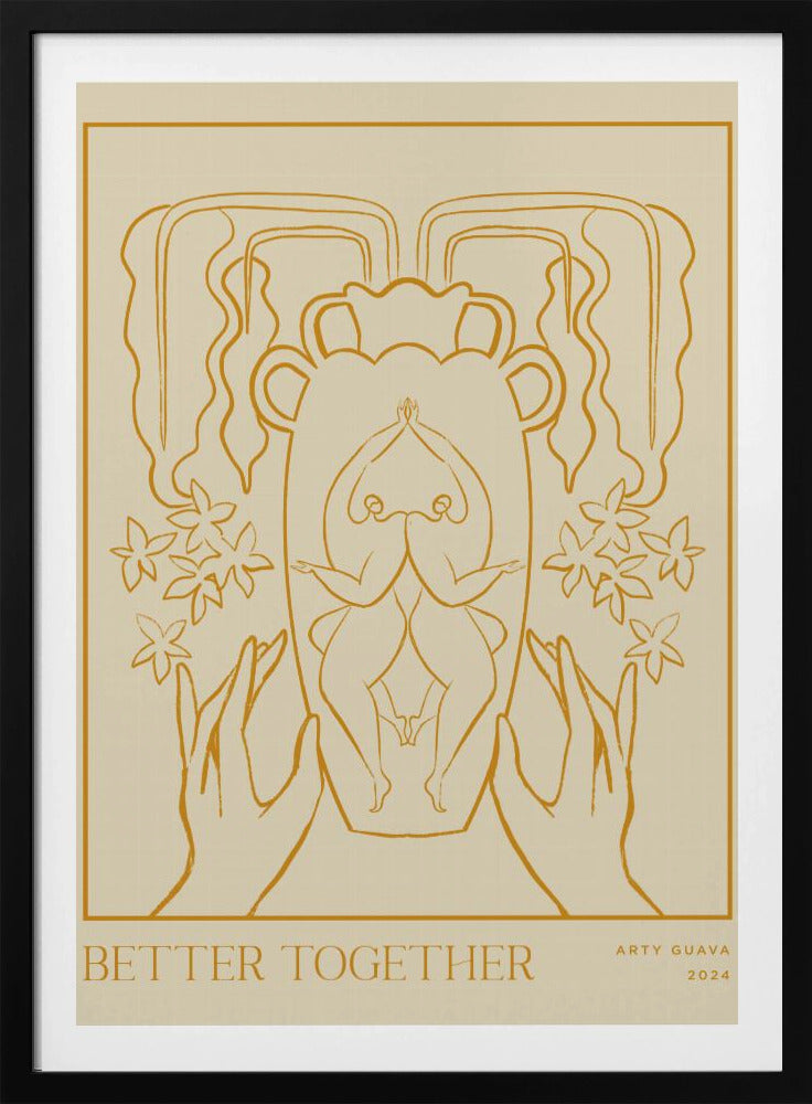 Vessel Collection: Gemeinsam besser (LineArt) | Poster