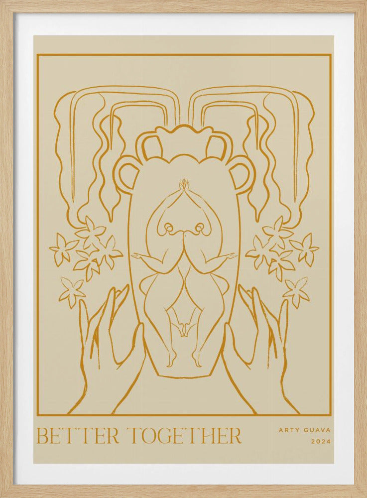 Vessel Collection: Gemeinsam besser (LineArt) | Poster