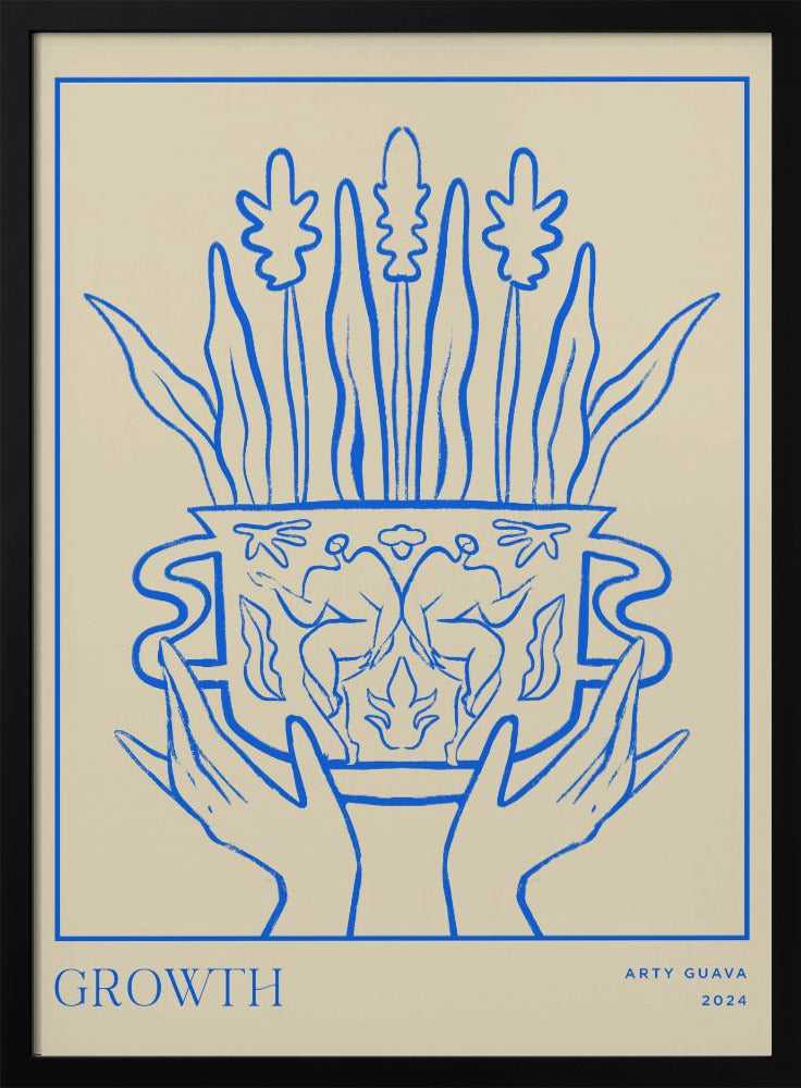 Vessel Collection : Growth (LineArt) | Poster