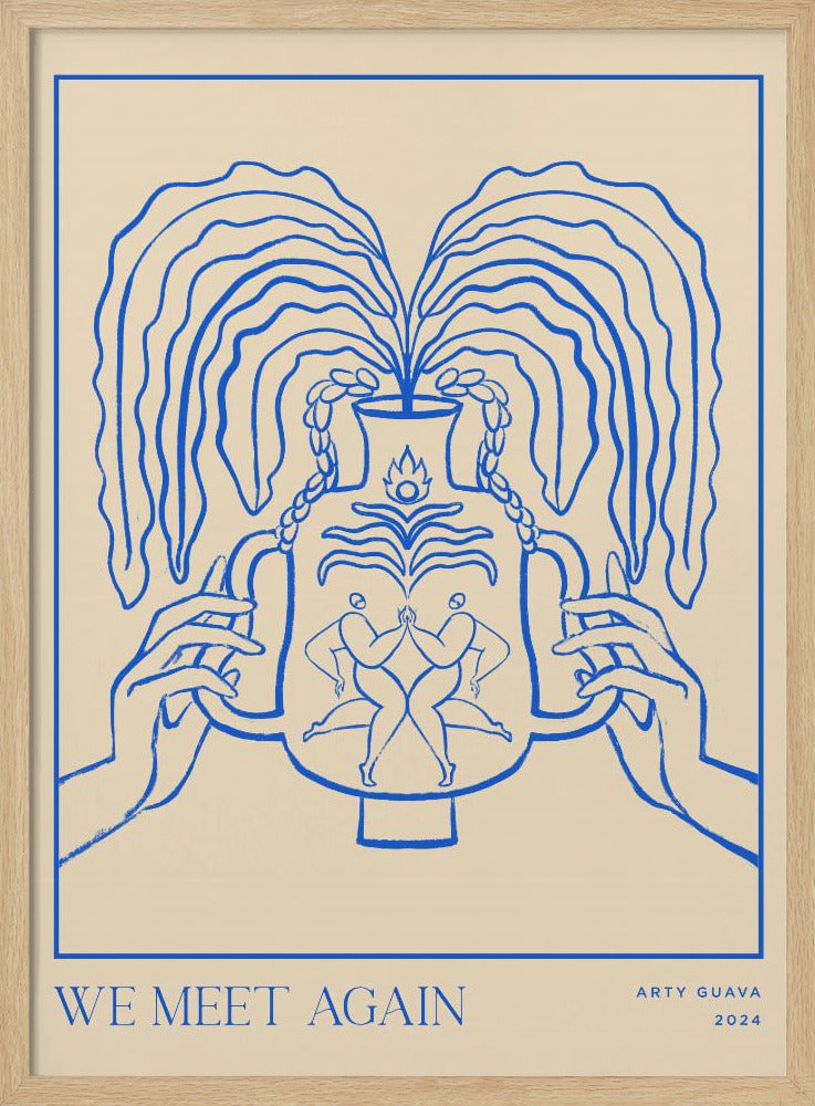 Vessel Collection: Wir treffen uns wieder (LineArt) | Poster