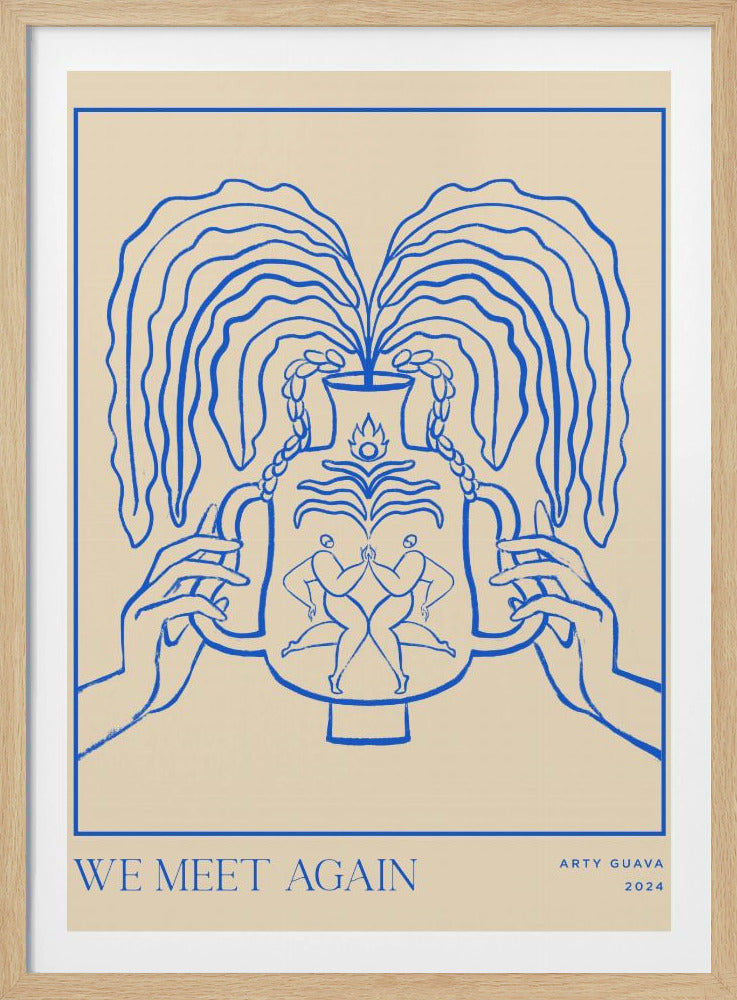 Vessel Collection: Wir treffen uns wieder (LineArt) | Poster