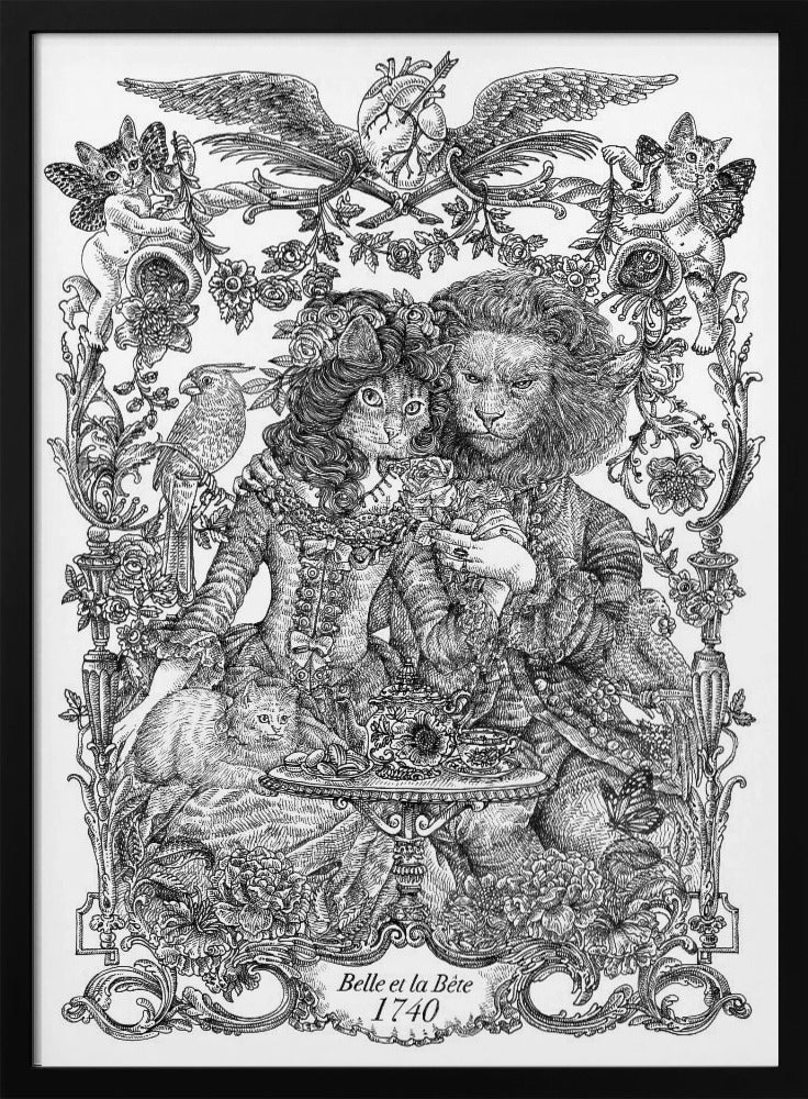 Cat Beauty & Beast | Poster