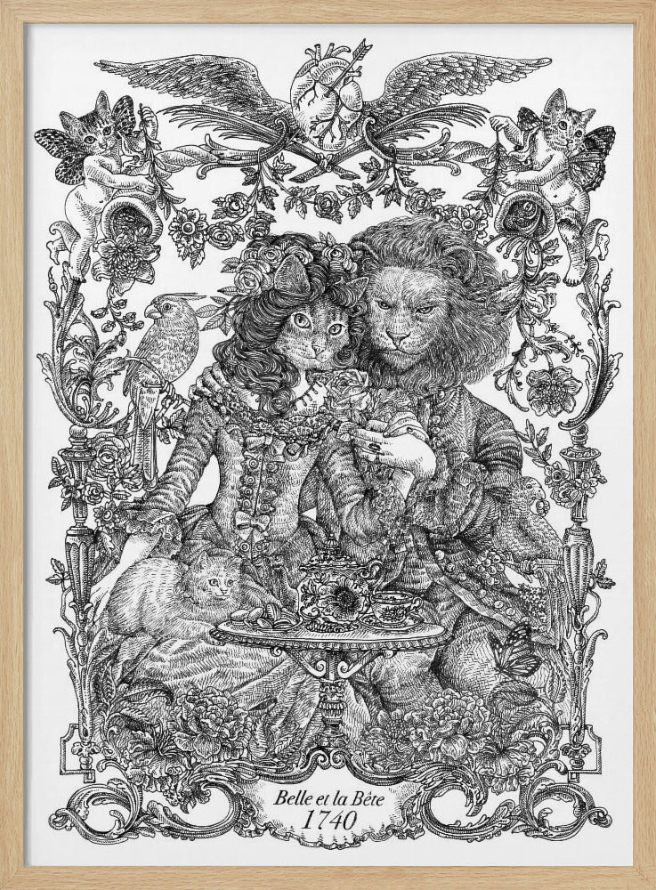 Cat Beauty & Beast | Poster