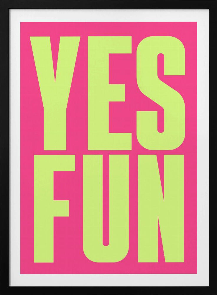 Bold Neon Positivity | Poster
