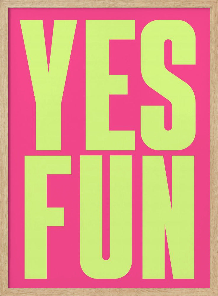 Bold Neon Positivity | Poster
