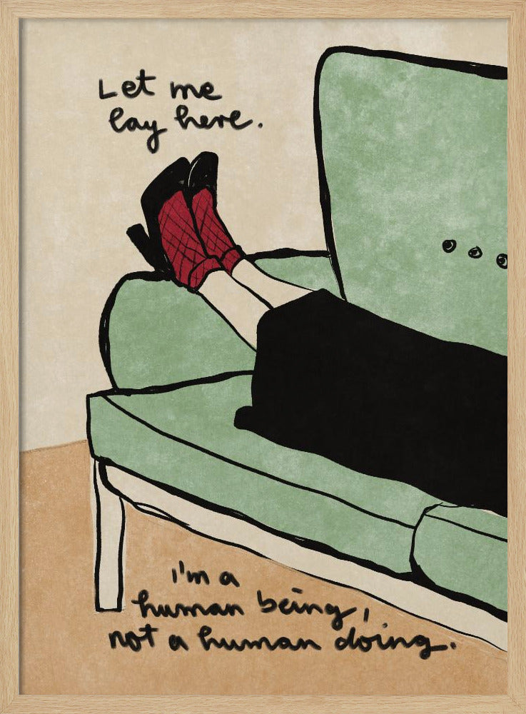 Let me lay here | Poster