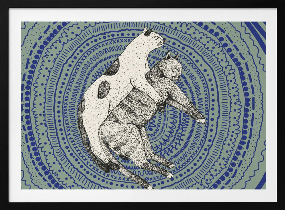 Two Cats | Poster
