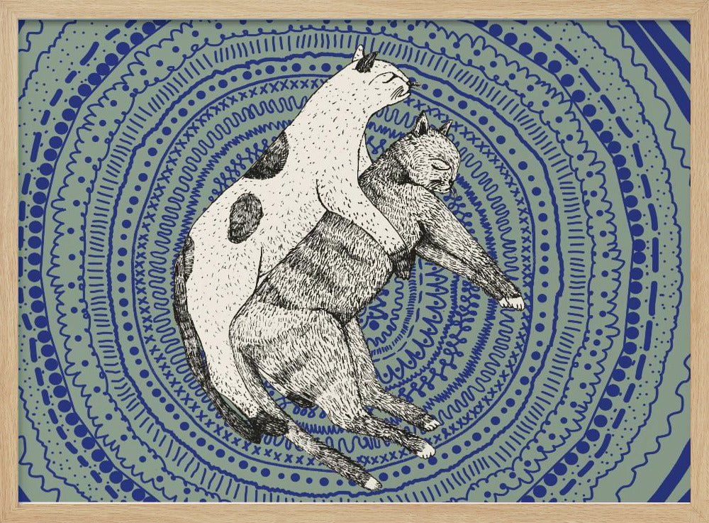 Two Cats | Poster