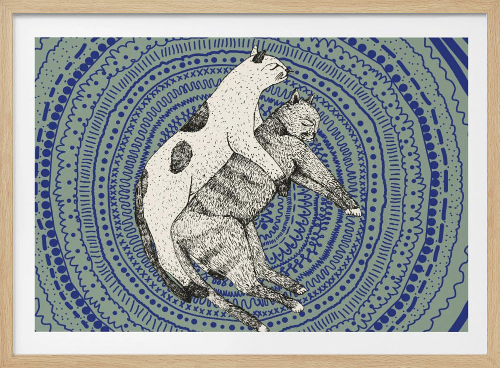 Two Cats | Poster