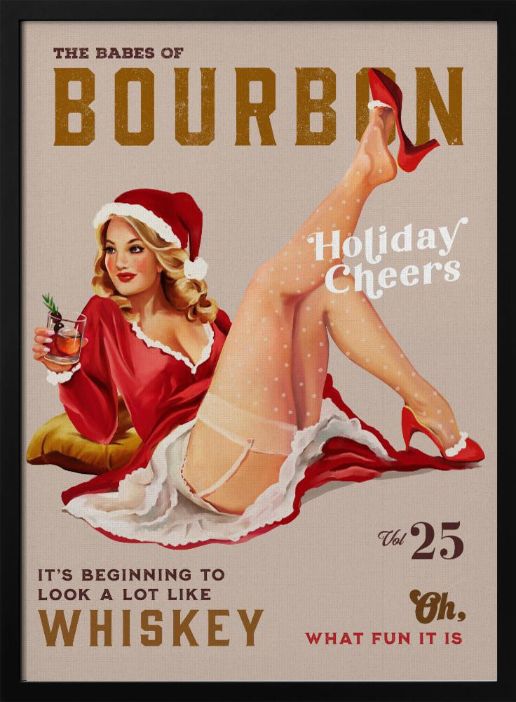 Babes of Bourbon Vol 25 Weihnachtsstimmung Weihnachts-Pinup | Poster