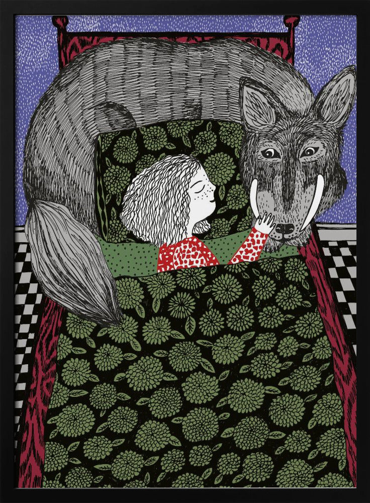 Mädchen und Wolf | Poster