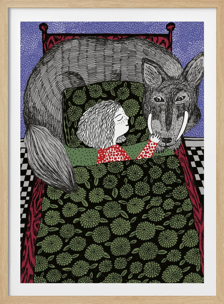Mädchen und Wolf | Poster