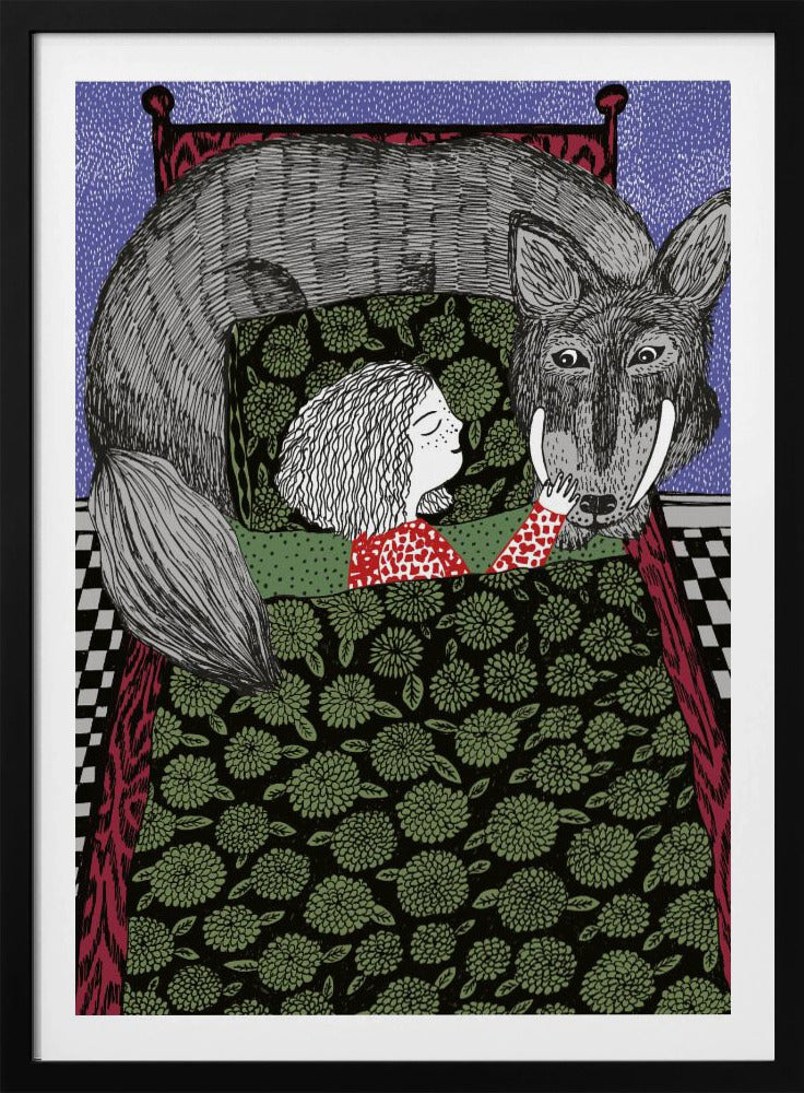 Mädchen und Wolf | Poster