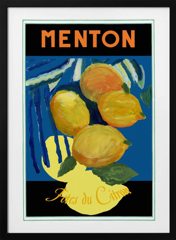 Zitronen Menton Zitrusfrucht Poster | Poster
