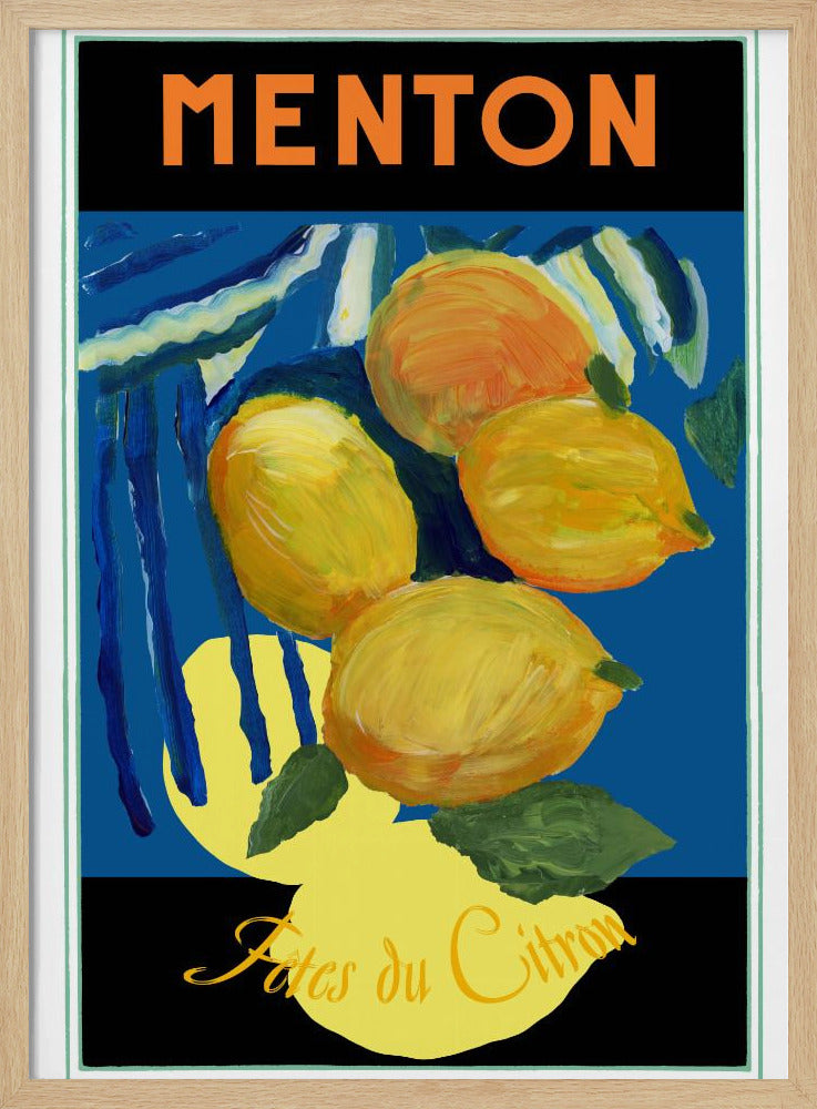 Zitronen Menton Zitrusfrucht Poster | Poster