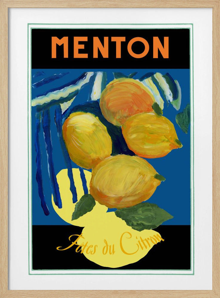 Zitronen Menton Zitrusfrucht Poster | Poster