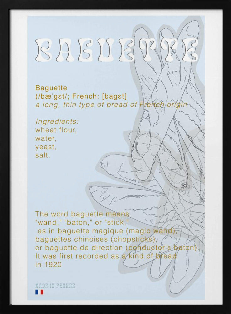 Baguette-Kaffee | Poster