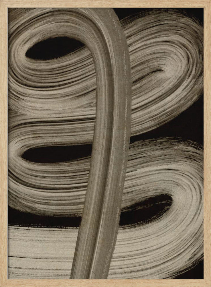 Fließende Striche | Poster