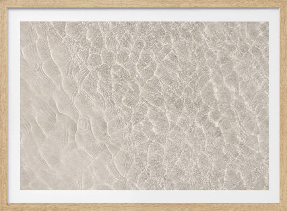 Wellen auf Sand | Poster