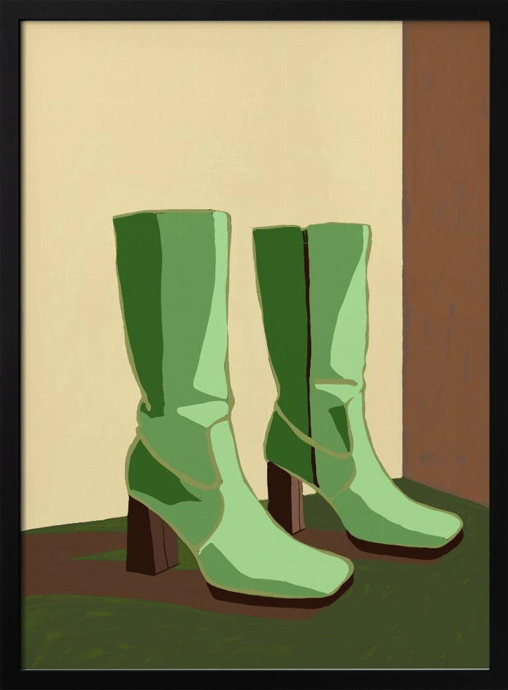 Grüne Stiefel | Poster