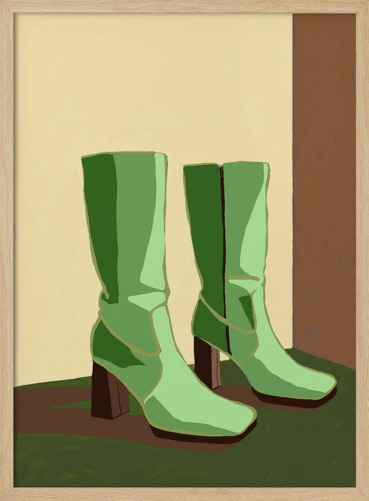 Grüne Stiefel | Poster