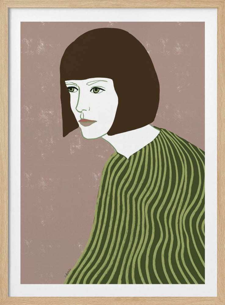 Die Brünette | Poster