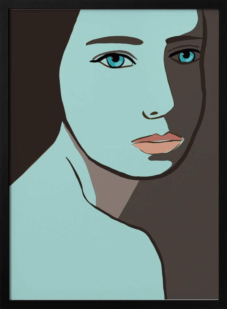 Blaue Frau | Poster