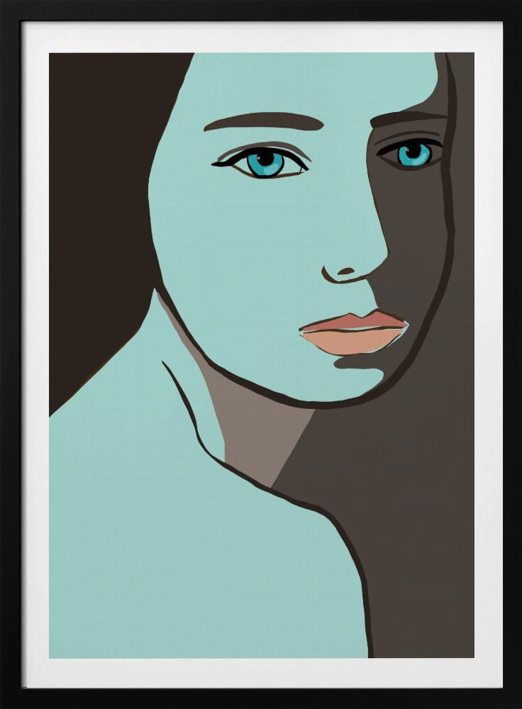 Blaue Frau | Poster