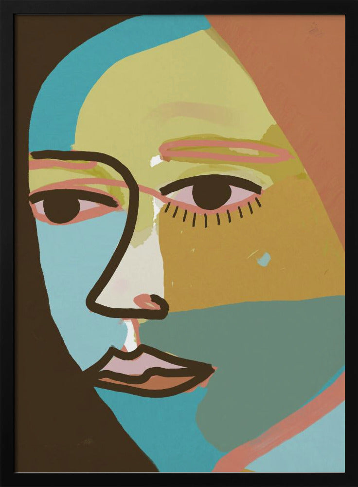 Abstraktes Gesicht | Poster