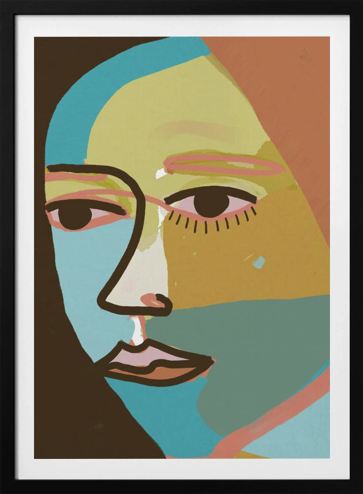Abstraktes Gesicht | Poster