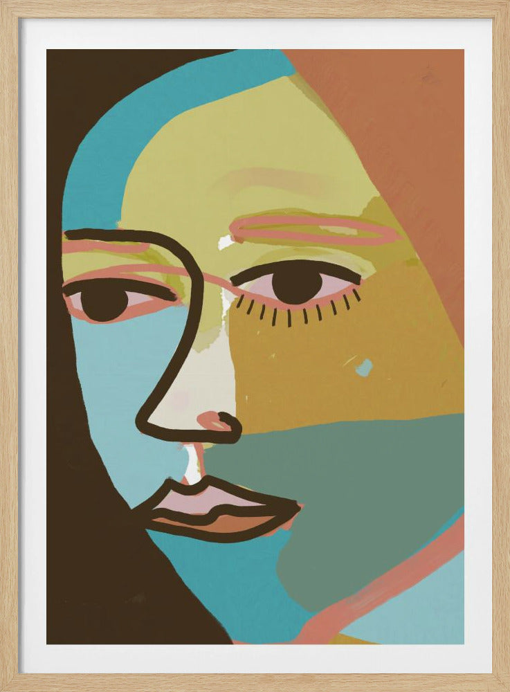 Abstraktes Gesicht | Poster