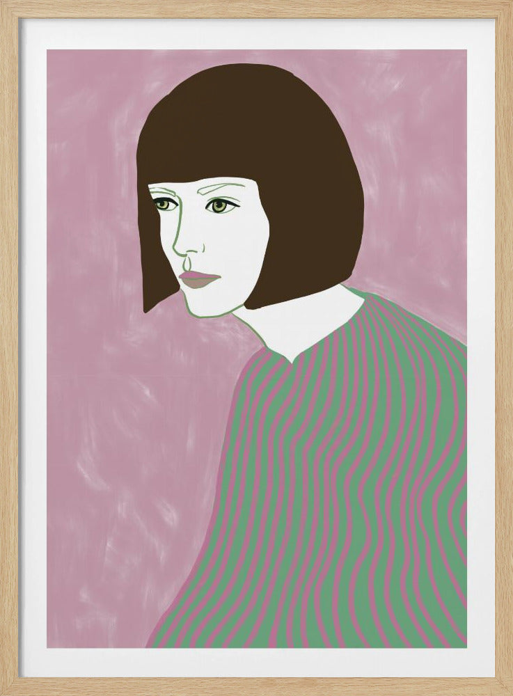 Die Brünette | Poster