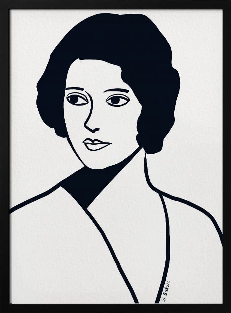 Vintage Frau | Poster