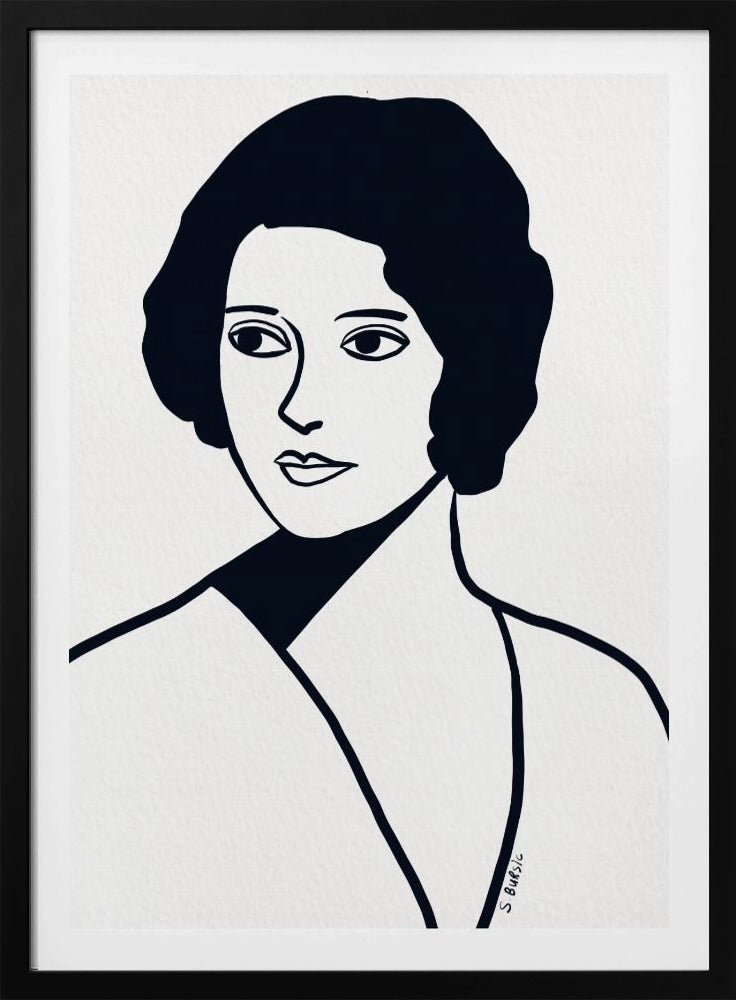 Vintage Frau | Poster