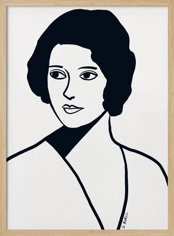 Vintage Frau | Poster