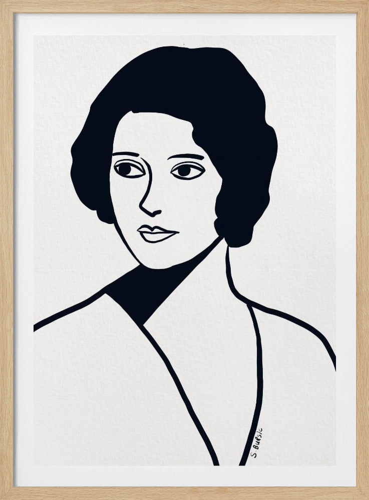 Vintage Frau | Poster