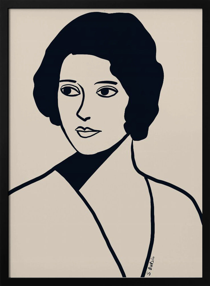 Vintage Frau | Poster