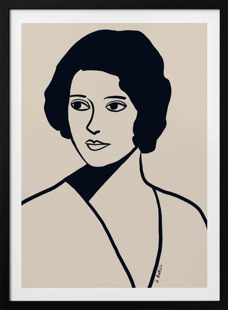 Vintage Frau | Poster