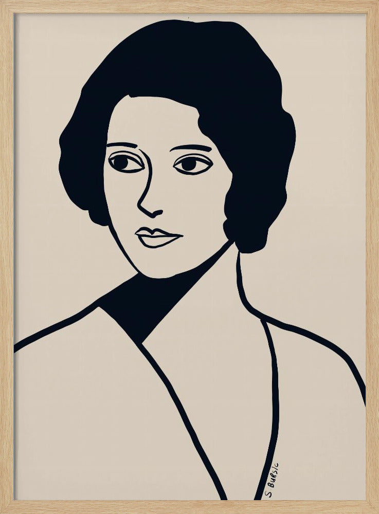 Vintage Frau | Poster