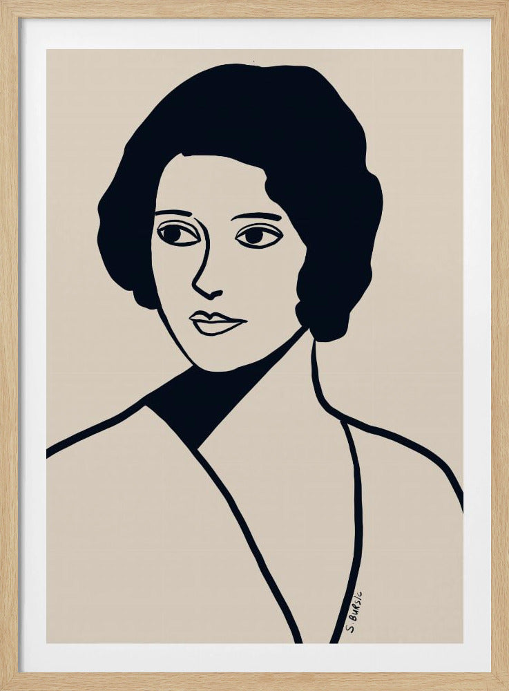 Vintage Frau | Poster