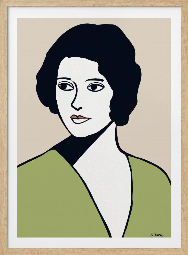 Vintage Frau | Poster