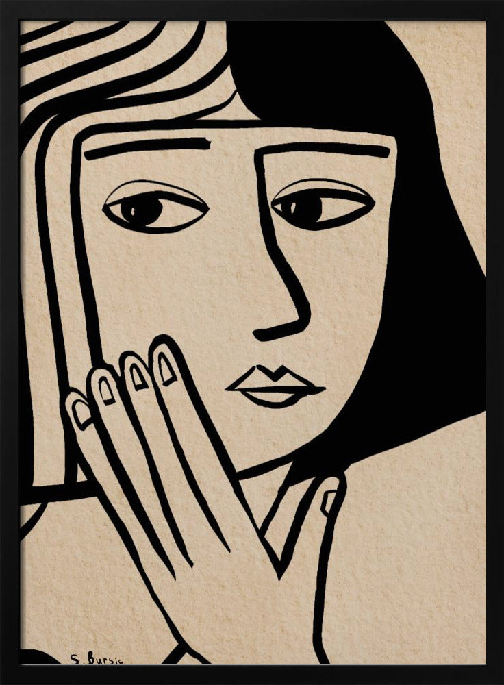 Mädchen mit dem Blick | Poster